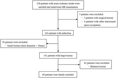 Clinical and imaging markers for the prognosis of acute ischemic stroke